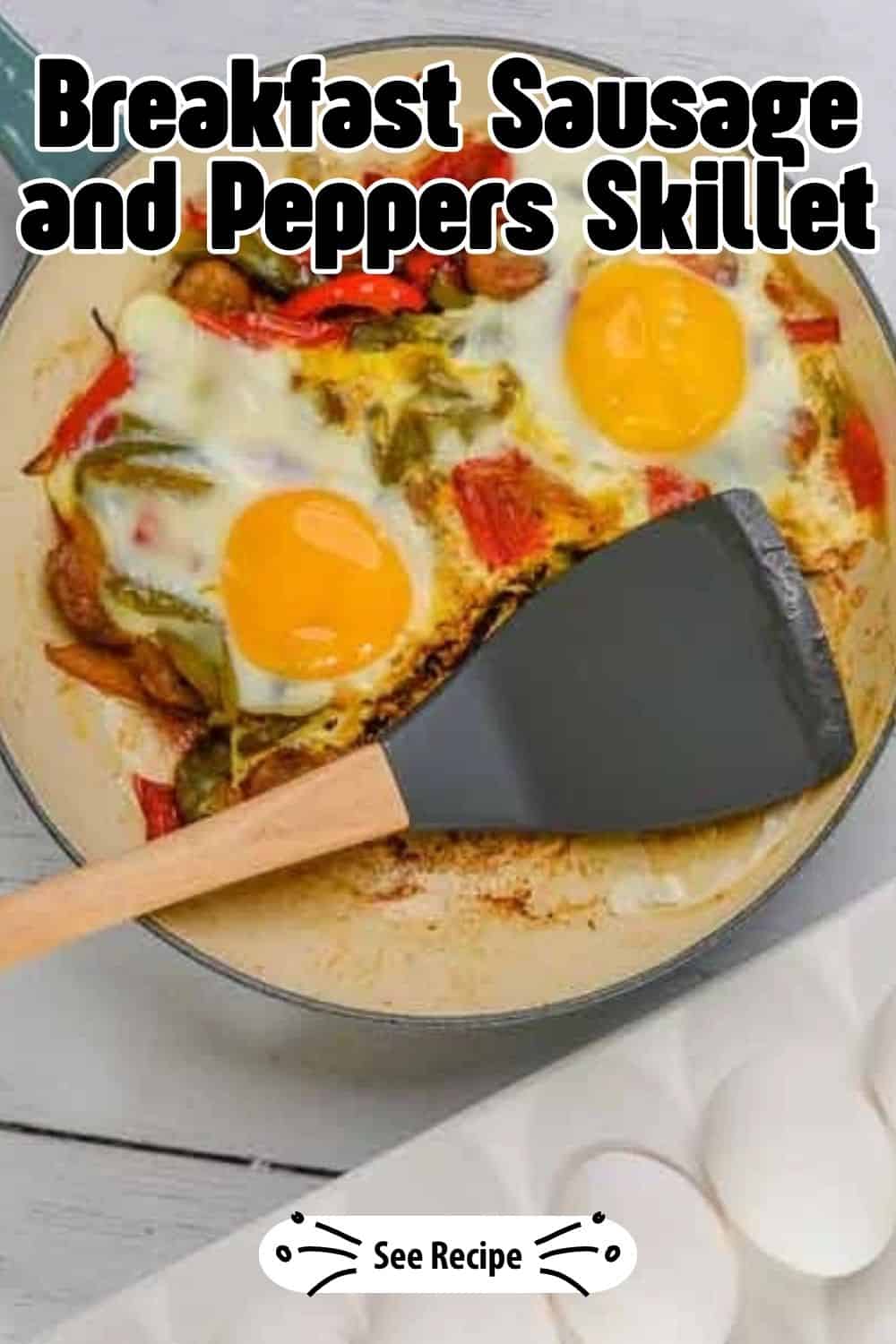 Breakfast Sausage and Peppers Skillet