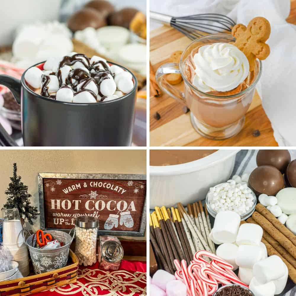 hot chocolate bar